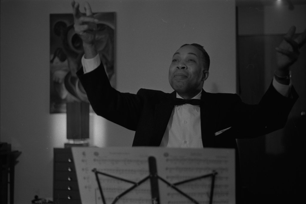 Arthur Logan, director of the Goodwill Spiritual Choir of Monumental Baptist Church - Flerlage, Raeburn, 1915-2002