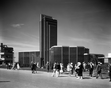 Owens-Illinois Glass Block Building, Century of Progress International Exposition - Hedrich-Blessing