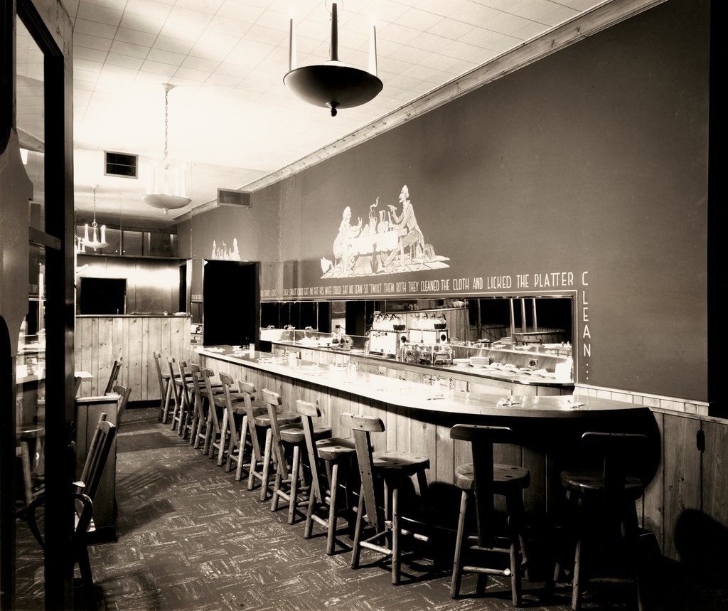 Interior of Jack Spratt Coffee House - Hedrich-Blessing
