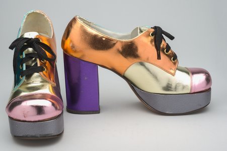 Women's metallic leather shoes - Di Orsini Original