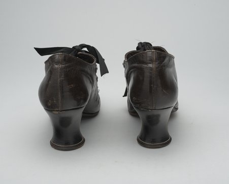 Women's black leather shoes - Meier