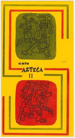 Café Azteca II menu