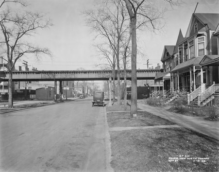 Chicago Streets-Peoria view north toward 63rd Avenue - Scholz, A. F.