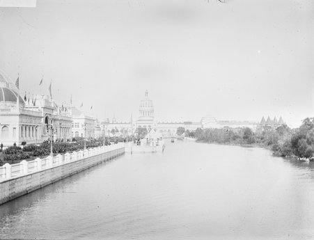 Illinois Building and lagoon, World's Columbian Exposition - Glessner, John George M. (John George Macbeth), 1871-1929