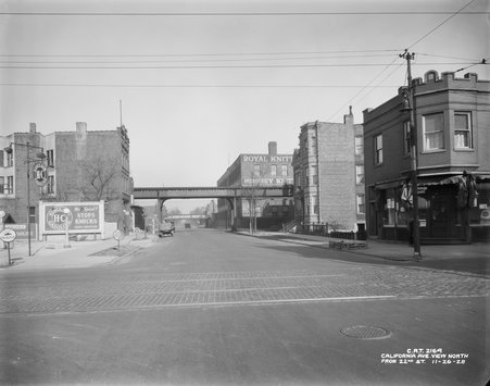 Chicago Streets-California Avenue view north from 22nd Street - Scholz, A. F.