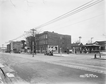 Chicago Streets-North Avenue view northwest from Humboldt Park - Scholz, A. F.