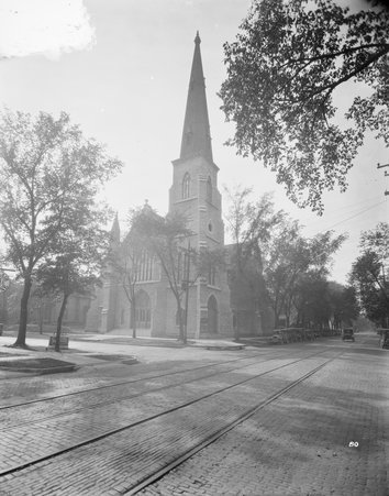 American Cities-Aurora First Methodist Church on Fox Street, Reverend Ralph Wakefield, Tracks possibly A and E - Scholz, A. F.