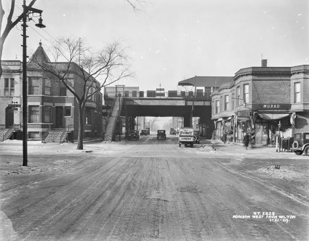 Chicago Streets-Addison west from Wilton - Scholz, A. F.