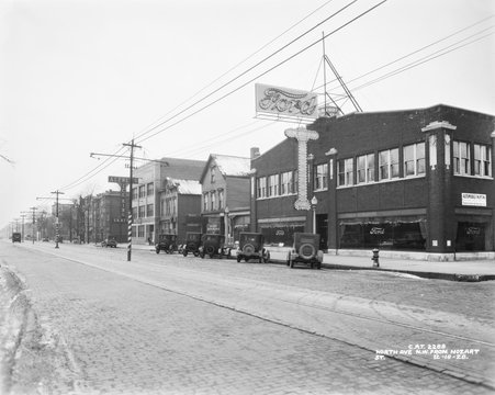 Chicago Streets-North Avenue northwest from Mozart - Scholz, A. F.