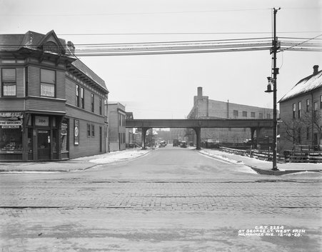 Chicago Streets-St. George west from Milwaukee Avenue - Scholz, A. F.