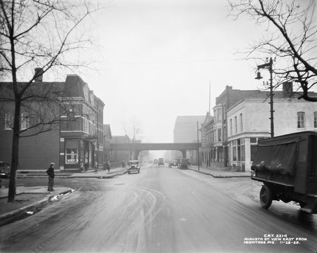 Chicago Streets-Augusta Street view east from Hermitage Avenue - Scholz, A. F.