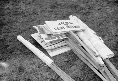Demonstration in Grant Park - Coster, Gordon, 1920-1985