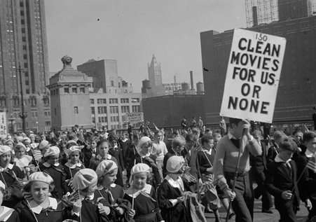 Catholic youth demonstration - Coster, Gordon, 1920-1985