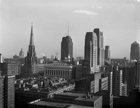 Chicago skyline - Coster, Gordon, 1920-1985