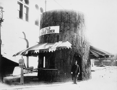 Ice Cold Orange Cider stand at World's Columbian Exposition