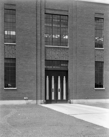 Entrance to the Northern Public Service station of Commonwealth Edison - Hedrich-Blessing