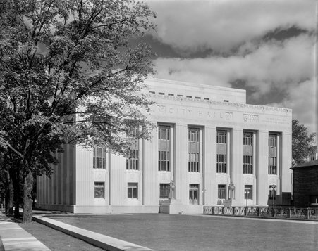 Kalamazoo City Hall exterior - Hedrich-Blessing