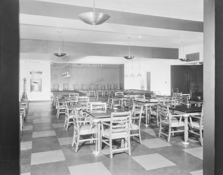 Interfraternity Club dining room - Hedrich-Blessing