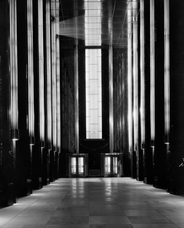 Interior view of lobby entrance, Saint Paul City Hall / Ramsey County Courthouse - Hedrich-Blessing