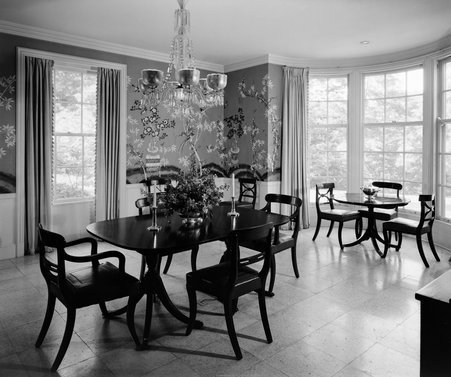 Schamberg residence dining room - Hedrich-Blessing