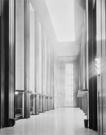 Hallway in the North Dakota State Capitol - Hedrich-Blessing
