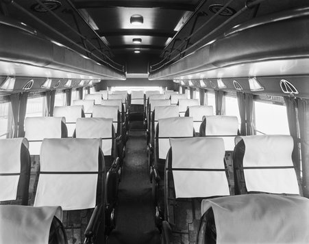 Bus interior - Hedrich-Blessing
