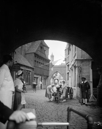 Belgian village Midway Exhibit at the Century of Progress World's Fair - Hedrich-Blessing