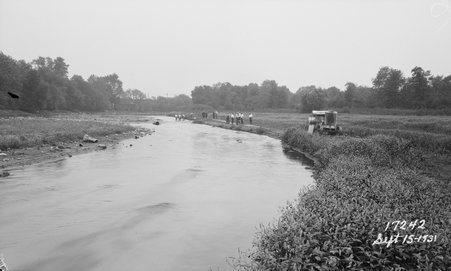 Channeling Des Plaines River - Metropolitan Sanitary District of Greater Chicago