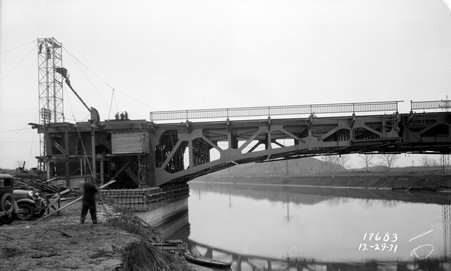 Harlem Avenue bridge - Metropolitan Sanitary District of Greater Chicago