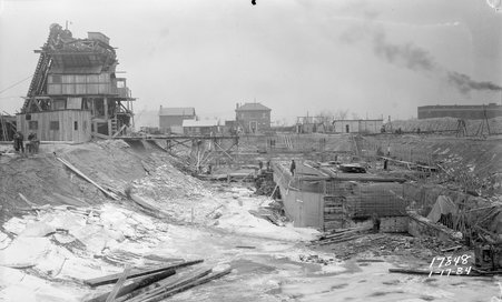 Construction site - Metropolitan Sanitary District of Greater Chicago