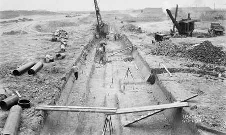 Construction site - Metropolitan Sanitary District of Greater Chicago