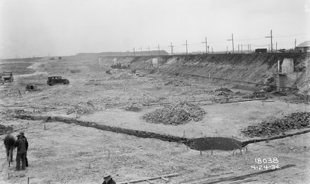 Construction site - Metropolitan Sanitary District of Greater Chicago