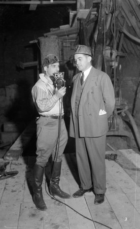 CBS Radio in tunnel - Metropolitan Sanitary District of Greater Chicago