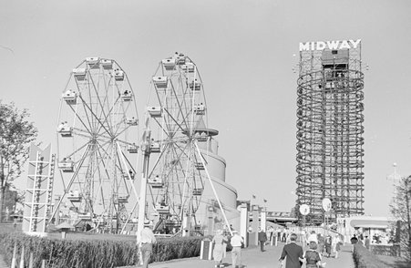 Midway rides at Century of Progress - Cook, O. L.