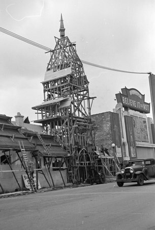 Black Forest Village construction at Century of Progress - Cook, O. L.
