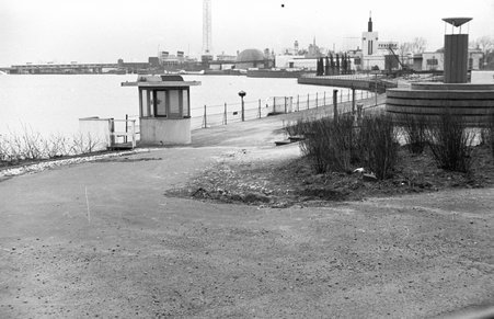 West side of the Lagoon during Century of Progress construction - Cook, O. L.
