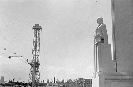 Sky Ride observation tower at Century of Progress - Cook, O. L.