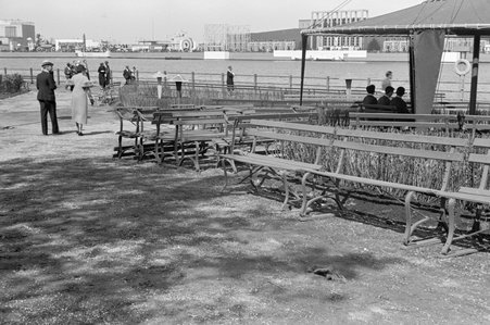 Seating area at Century of Progress - Cook, O. L.