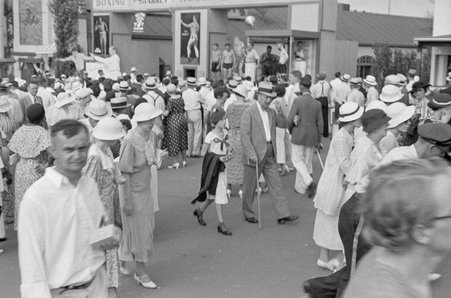 Fairgoers at Century of Progress - Cook, O. L.