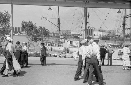 Admiral Byrd's Ship at Century of Progress - Cook, O. L.