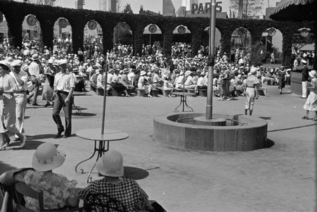 23rd Street Entrance Plaza at Century of Progress - Cook, O. L.