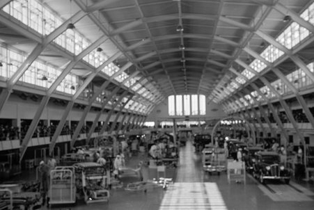 Chevrolet Eagle car assembly line in the General Motors Building at Century of Progress - Cook, O. L.