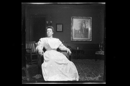 Woman in chair