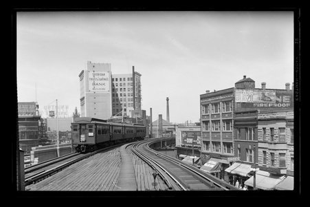 Elevated railroads, Chicago, Illinois, 1929-1930 - Childs, Charles R., 1875-1960