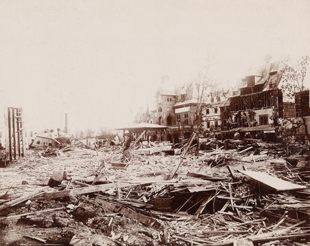 Fire ruins at the White City (World's Columbian Exposition) - unknown