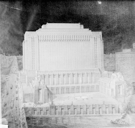 Print of the Chicago Daily News building - Chicago Daily News, Inc.