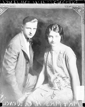 Photograph of Mr. and Mrs. A. G. Wenclick - Chicago Daily News, Inc.