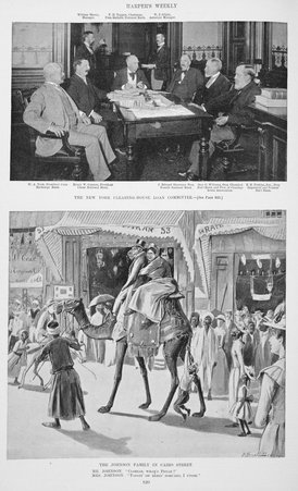 The Johnson Family in Cairo Street - Harper's Weekly