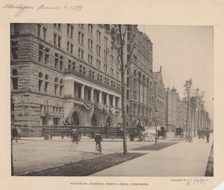 Michigan Avenue, north from Congress - S. L. Stein Pub. Co.