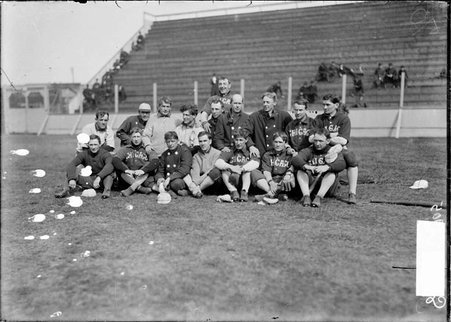Baseball team, Chicago White Sox, American League team, gathered in three rows on field - Chicago Daily News, Inc.